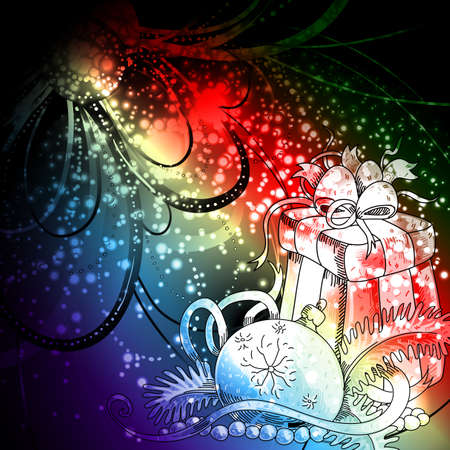 christmas backgroundのイラスト素材