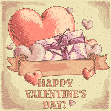 Valentines backgroundのイラスト素材