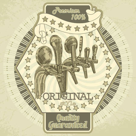 beer tagのイラスト素材