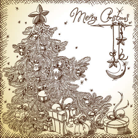 christmas backgroundのイラスト素材