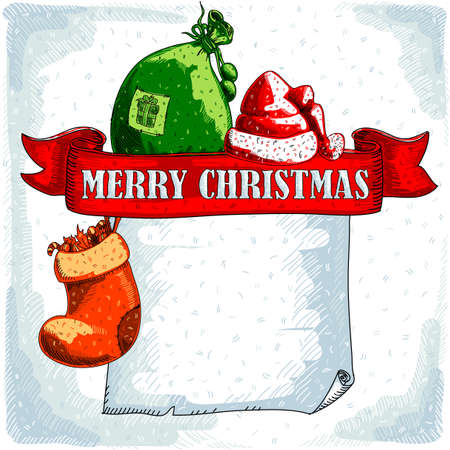 christmas backgroundのイラスト素材