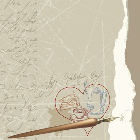 heart backgroundのイラスト素材