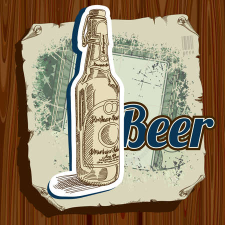 retro labelのイラスト素材