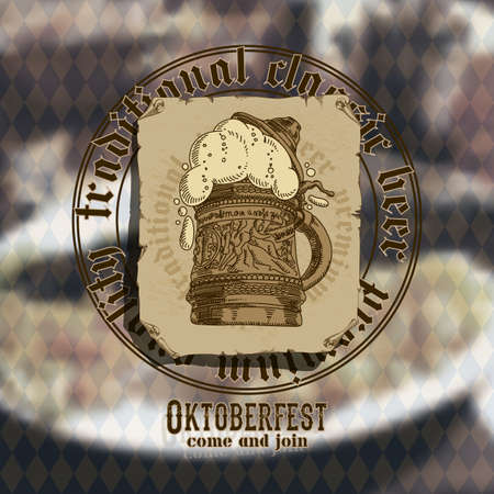 beer backgroundのイラスト素材