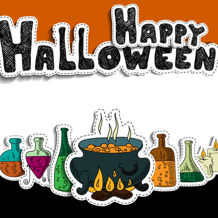 Halloween backgroundのイラスト素材