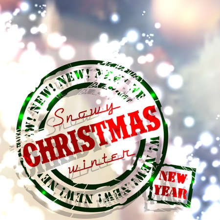 Christmas and New Year designのイラスト素材