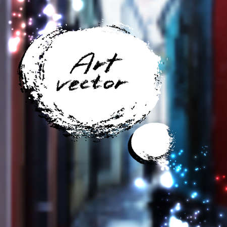 abstract background with hand drawn art elementsのイラスト素材