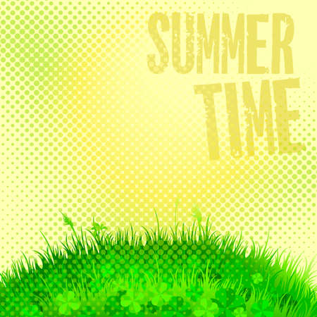 abstract summer backgroundのイラスト素材