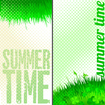 abstract summer backgroundのイラスト素材