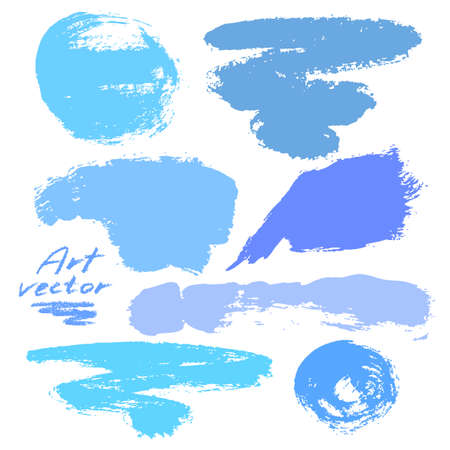 abstract background with a set of hand-drawn art elementsのイラスト素材