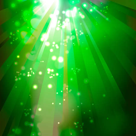 Green  abstract decorative background with bright highlights.のイラスト素材
