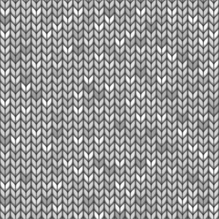 White seamless knitted fabric. Abstract backgroundのイラスト素材