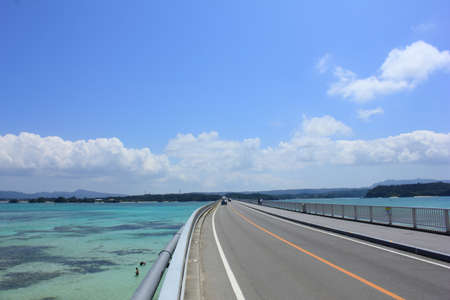 Okinawa Bridge の写真素材