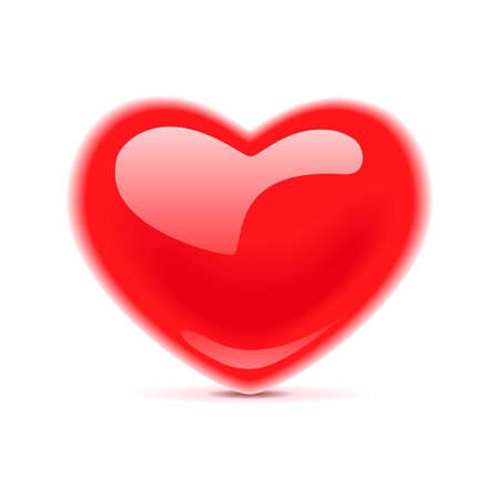 Red Heart  iconのイラスト素材