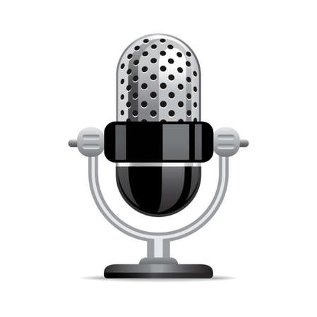 Microphone iconのイラスト素材
