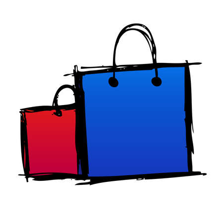 Shopping bagsのイラスト素材