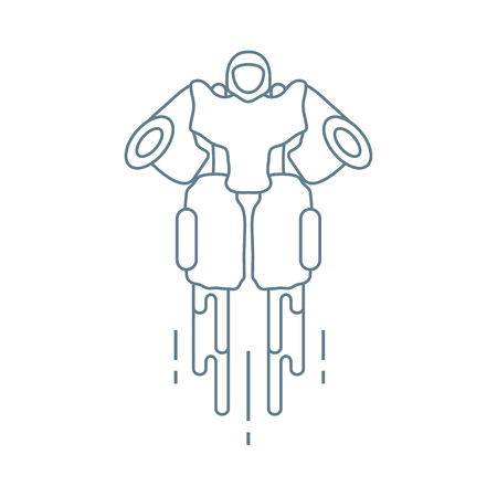 Toys for children. Robotics, technologies. Design for banner, poster or print.