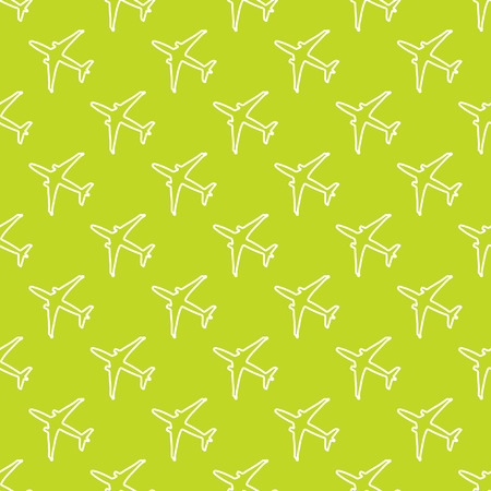 Seamless pattern with planes. Design for poster or print.のイラスト素材