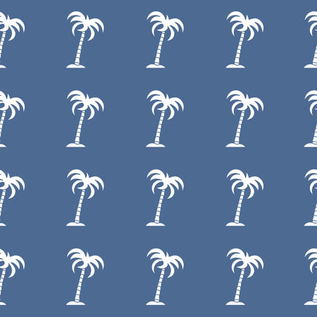 Seamless pattern with palm trees. Design for postcard, invitation, banner.のイラスト素材
