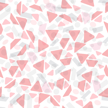 Seamless pattern with geometric figures. Abstract background. Template for design, fabric, print.のイラスト素材