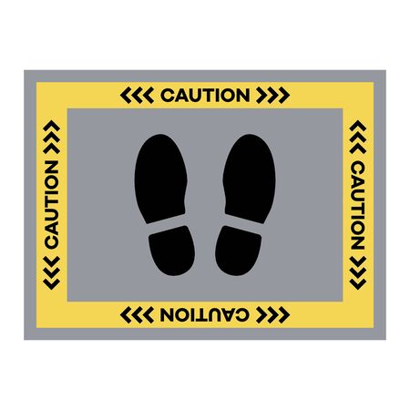 Vector illustration Keep distance. Social distancing. coronavirus COVID-19 Quarantine. Pandemic virus Reducing risk of infection, disease prevention measures. Protect Health care conceptのイラスト素材