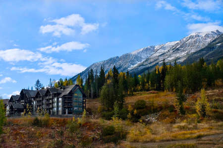 Ski resort in Golden. British Columbia. Canada.のeditorial素材