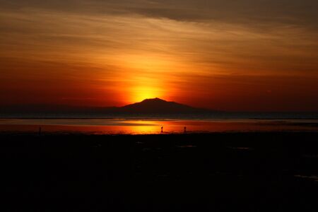 Flores Island on Fire, Indonesiaの写真素材