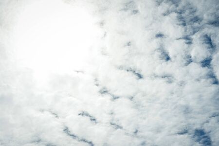 Background view of grey dark clouds before storm, natural weather changing