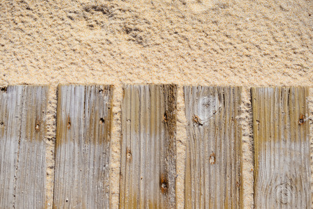 Wooden and sand natural background with abstract surfaceの写真素材