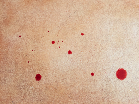 Drops of blood on the tilesの写真素材