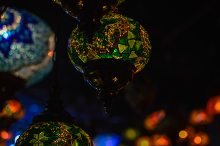 Abstract blurry background of beautiful colorful lighting
