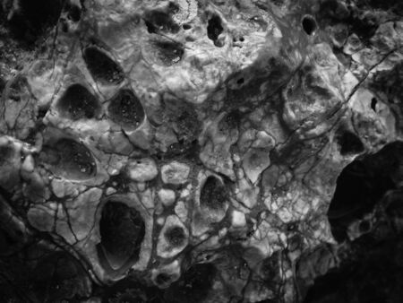Natural black rock stone surface granite abstract backdrop textured background
