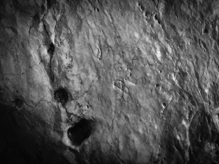 Black stone natural texture background surface, close up imageの写真素材