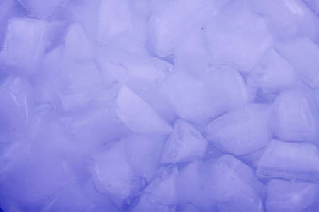 Ice cubes in water for background use