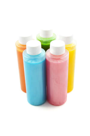 Colorful bathsoap isolated on a white backgroundの写真素材