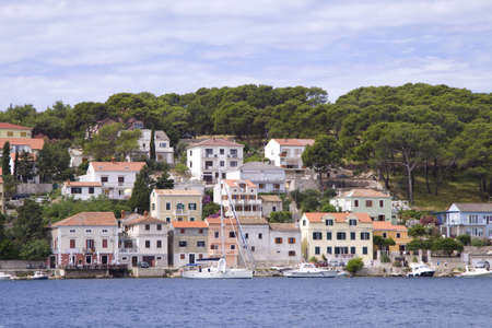 Mali losinj on a warm sunny dayの写真素材