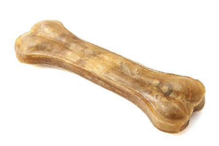 Big bone for a dog isolated  over white