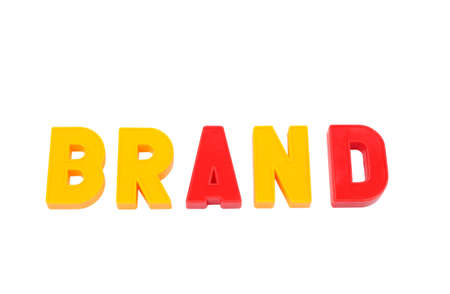 word letters of the English alphabet on an isolated background の写真素材