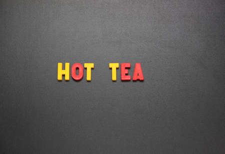 the image and the inscription letters on a blackboardの写真素材