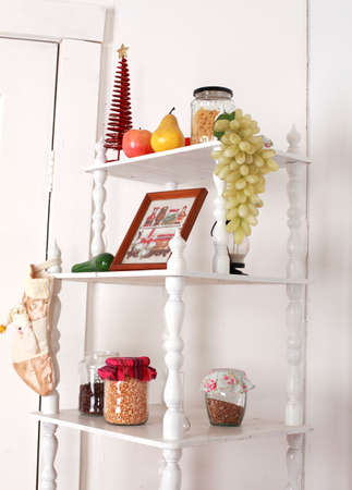 home interior with different accessoriesの写真素材