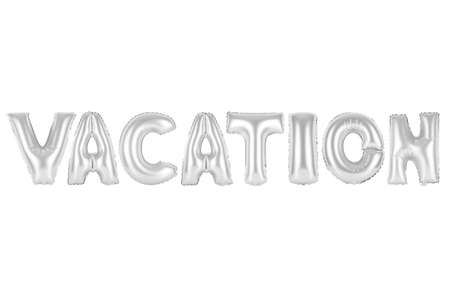 chrome (grey) alphabet balloons, vacation, chrome (grey) number and letter balloonの写真素材