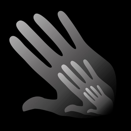 Family support and love vector. のイラスト素材