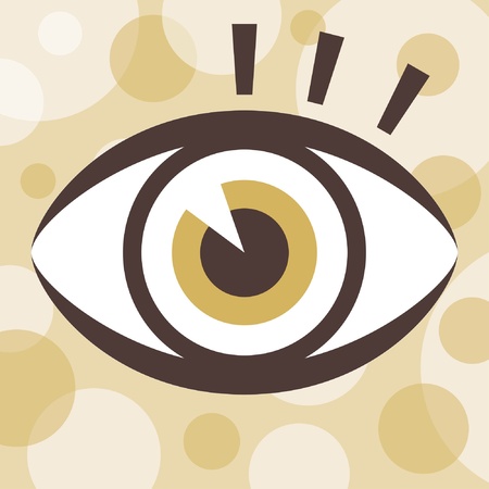 Striking eye design. のイラスト素材