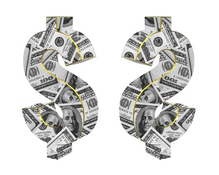 Teo dollars face to faceの写真素材