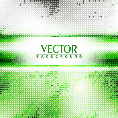 Green mosaic background. Vectorのイラスト素材