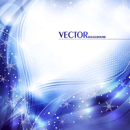 Magic winter night. Vectorのイラスト素材