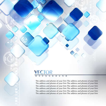 Blue and grey abstract digital background. Vectorのイラスト素材