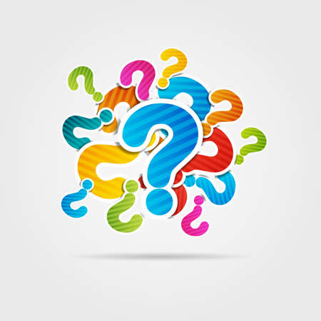 question mark posterのイラスト素材