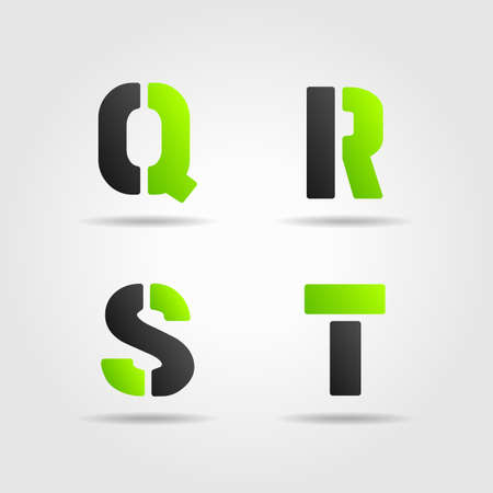 QRST greenのイラスト素材