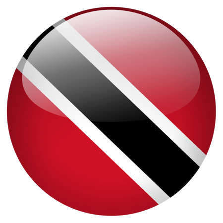 Trinidad And Tobago Buttonの写真素材